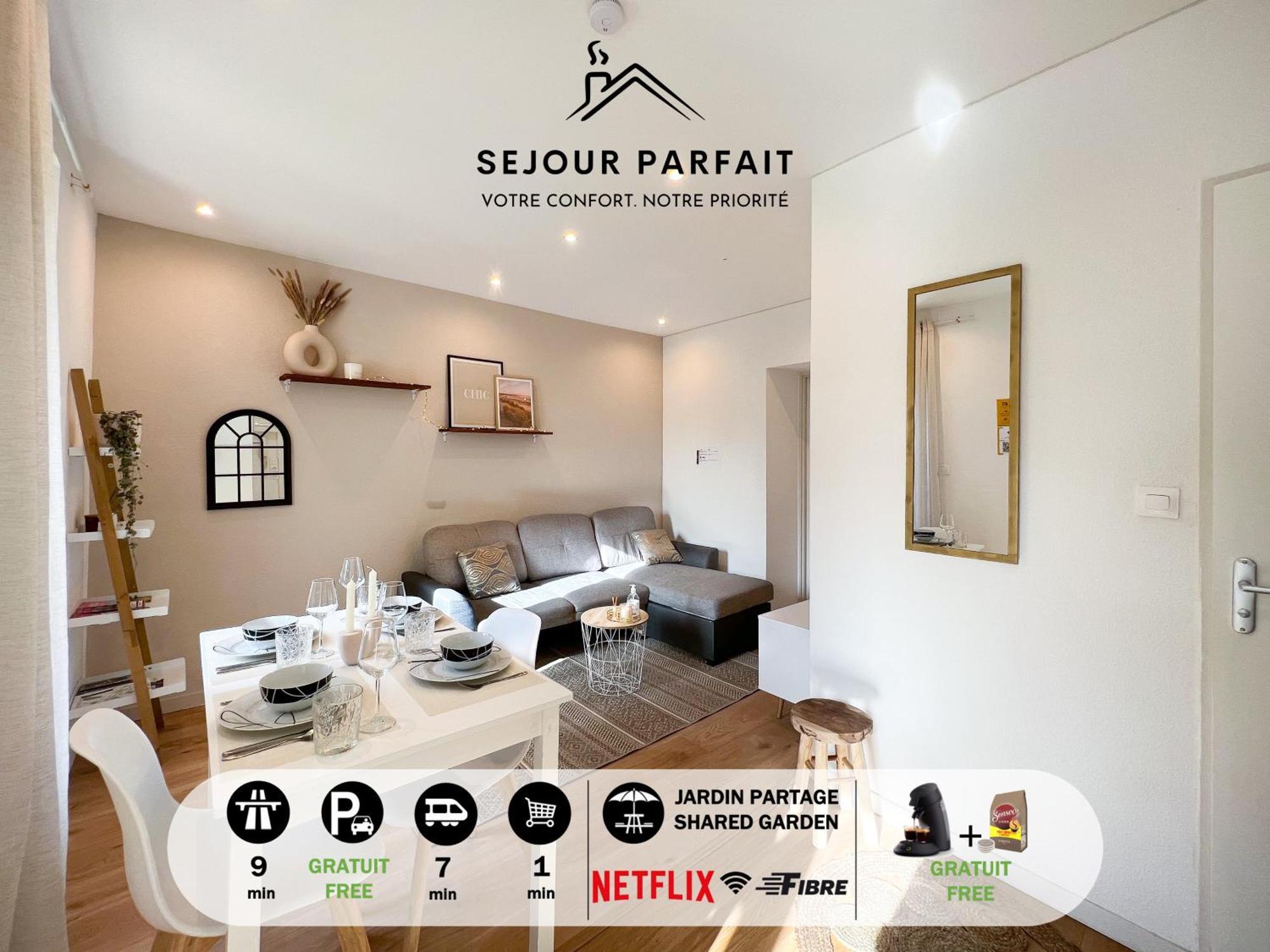 Appart'Hotel Le Tilleul - Netflix, Jardin Et Fibre Optique بلفور المظهر الخارجي الصورة